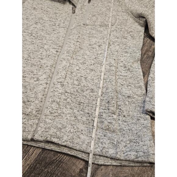 Calvin Klein better sweater style full zip jacket womens medium warm soft gray - Picture 4 of 6